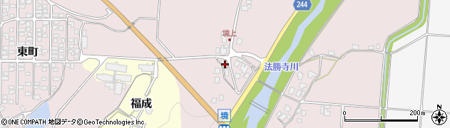 鳥取県西伯郡南部町境351周辺の地図