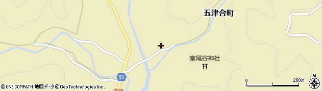 京都府綾部市五津合町寺内55周辺の地図