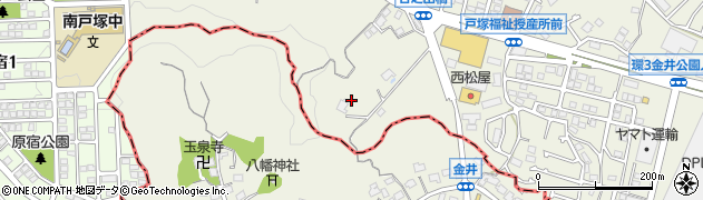 神奈川県横浜市戸塚区戸塚町1372周辺の地図