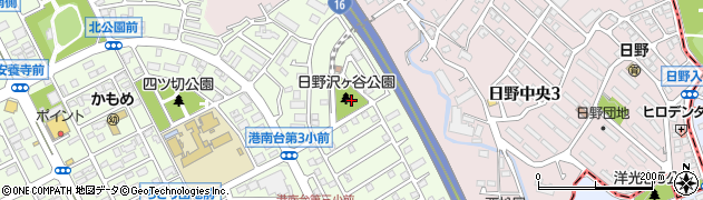 日野沢ケ谷公園周辺の地図