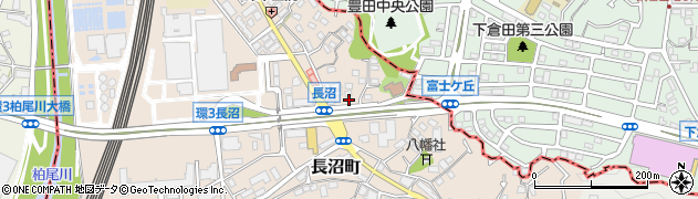 神奈川県横浜市栄区長沼町725周辺の地図