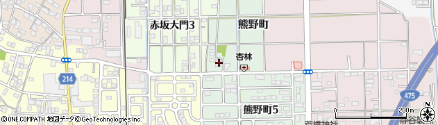 岐阜県大垣市熊野町51周辺の地図