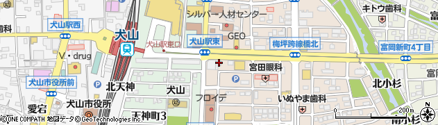 愛知銀行犬山支店周辺の地図