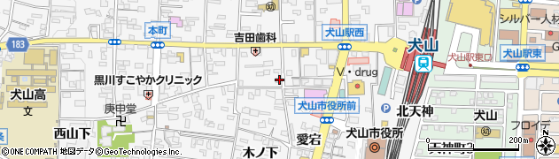 愛知県犬山市犬山東古券268周辺の地図