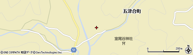 京都府綾部市五津合町寺内53周辺の地図
