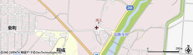 鳥取県西伯郡南部町境977周辺の地図