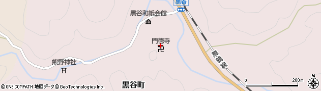 京都府綾部市黒谷町（小谷）周辺の地図