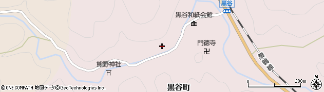 京都府綾部市黒谷町（西谷）周辺の地図