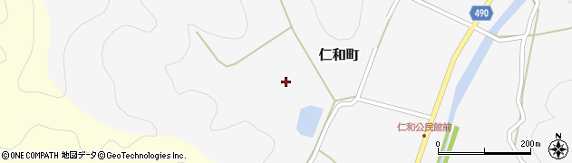京都府綾部市仁和町屋河内周辺の地図