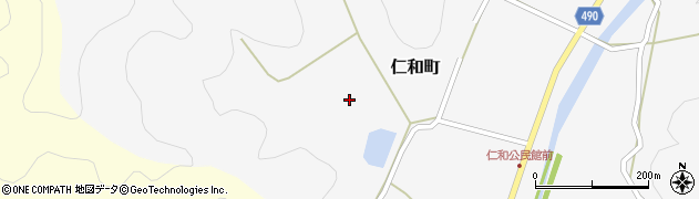 京都府綾部市仁和町（屋河内）周辺の地図