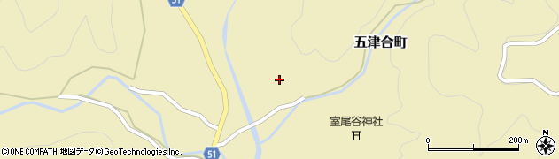京都府綾部市五津合町寺内52周辺の地図