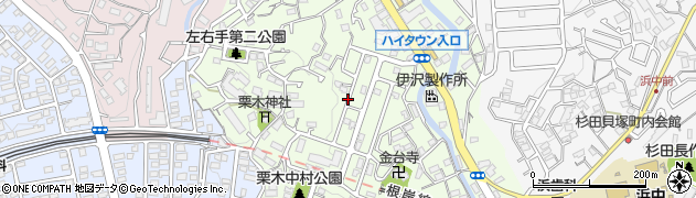 神奈川県横浜市磯子区栗木2丁目周辺の地図