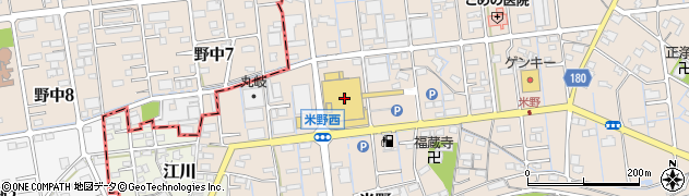 丸忠鮮魚丸忠　ピアゴ笠松店周辺の地図