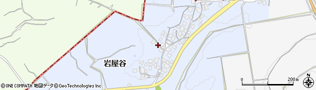 鳥取県西伯郡伯耆町岩屋谷446周辺の地図