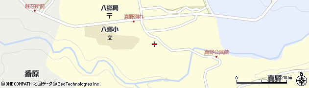 鳥取県西伯郡伯耆町真野1020周辺の地図