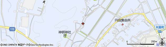 岐阜県多治見市大薮町1374周辺の地図