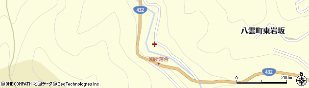 島根県松江市八雲町東岩坂1957周辺の地図