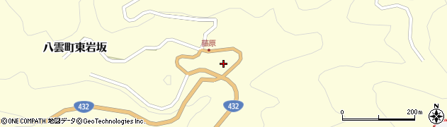 島根県松江市八雲町東岩坂2117周辺の地図
