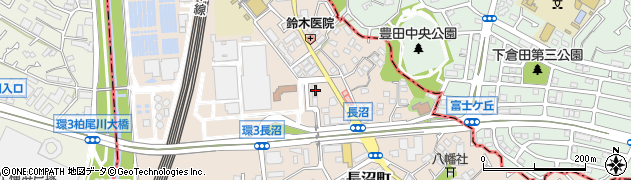 神奈川県横浜市栄区長沼町211周辺の地図