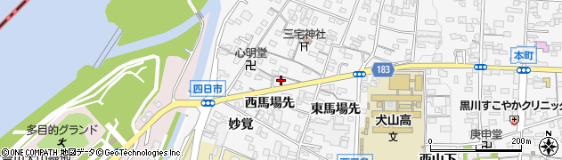 愛知県犬山市犬山四日市5周辺の地図