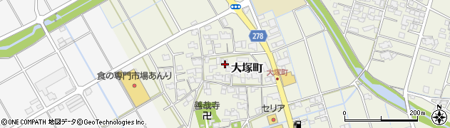 島根県出雲市大塚町周辺の地図