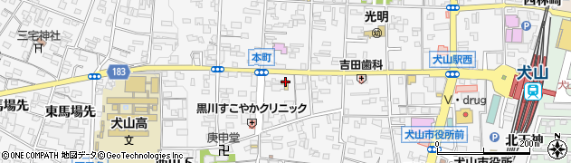 ローソン犬山本町店周辺の地図