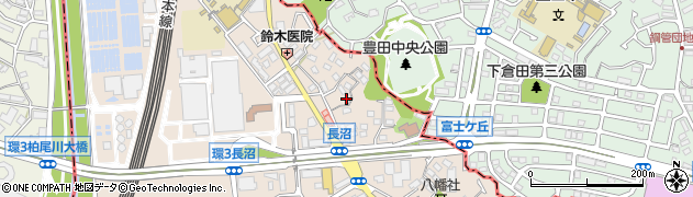 神奈川県横浜市栄区長沼町180周辺の地図