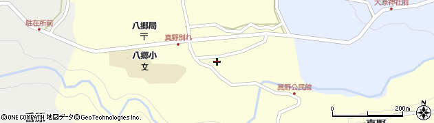 鳥取県西伯郡伯耆町真野1024周辺の地図