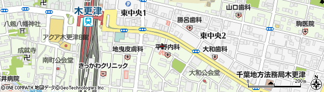 ベイシティバレエアカデミー木更津スタジオ周辺の地図