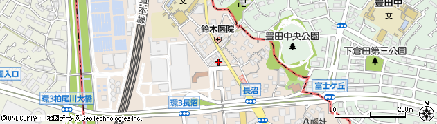 神奈川県横浜市栄区長沼町198周辺の地図