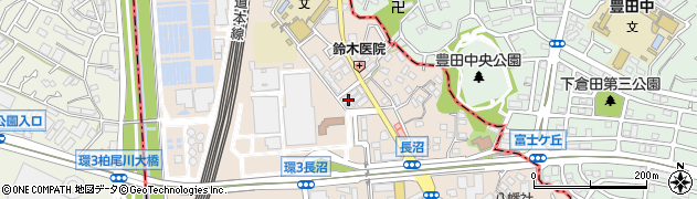 神奈川県横浜市栄区長沼町197周辺の地図