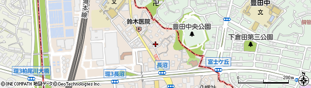 神奈川県横浜市栄区長沼町183周辺の地図