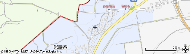 鳥取県西伯郡伯耆町岩屋谷366周辺の地図