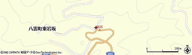 島根県松江市八雲町東岩坂2093周辺の地図