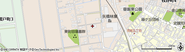 大垣市役所　青墓地区センター周辺の地図