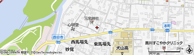 愛知県犬山市犬山西古券498周辺の地図