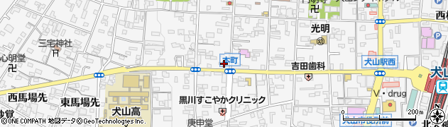 愛知県犬山市犬山西古券64周辺の地図
