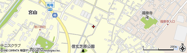 神奈川県高座郡寒川町宮山1821周辺の地図