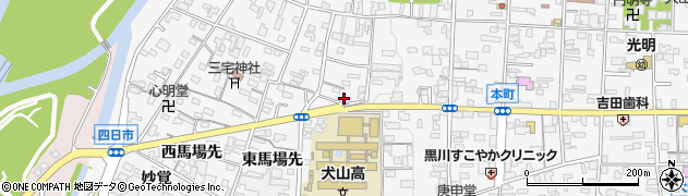 愛知県犬山市犬山西古券414周辺の地図