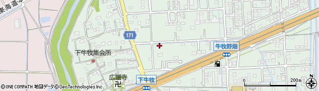岐阜県瑞穂市牛牧1147周辺の地図