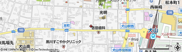 愛知県犬山市犬山東古券192周辺の地図