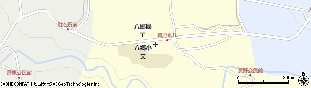 鳥取県西伯郡伯耆町真野999周辺の地図