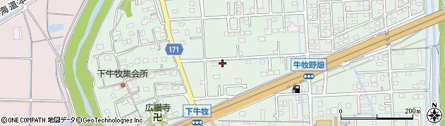 岐阜県瑞穂市牛牧1148周辺の地図