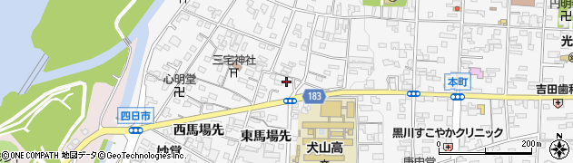 愛知県犬山市犬山西古券477周辺の地図
