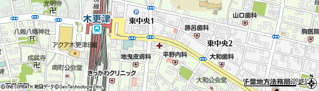 マニュライフ生命保険株式会社　木更津セールスオフィス周辺の地図