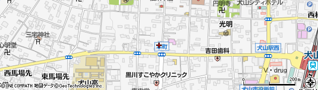 愛知県犬山市犬山西古券62周辺の地図