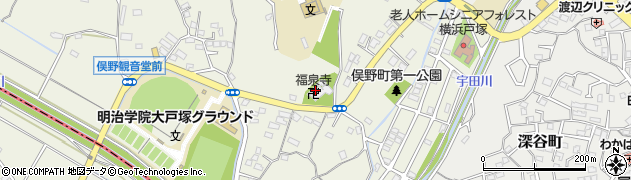 福泉寺周辺の地図