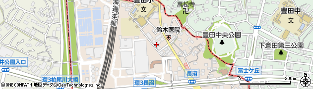 神奈川県横浜市栄区長沼町191周辺の地図