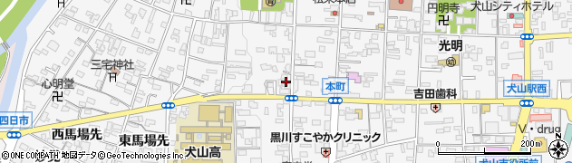 愛知県犬山市犬山西古券123周辺の地図