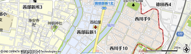 西松屋岐阜茜部店周辺の地図